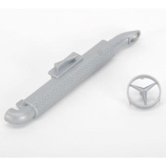 Bruder 43619 MB Arocs - Rura wydechowa i emblemat mercedesa