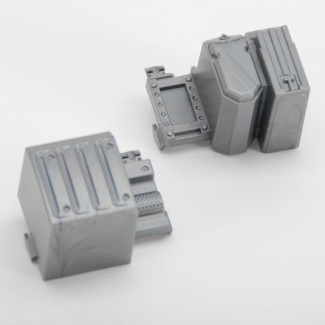 Bruder 43621 MB Arocs - Srebrne elementy podwozia