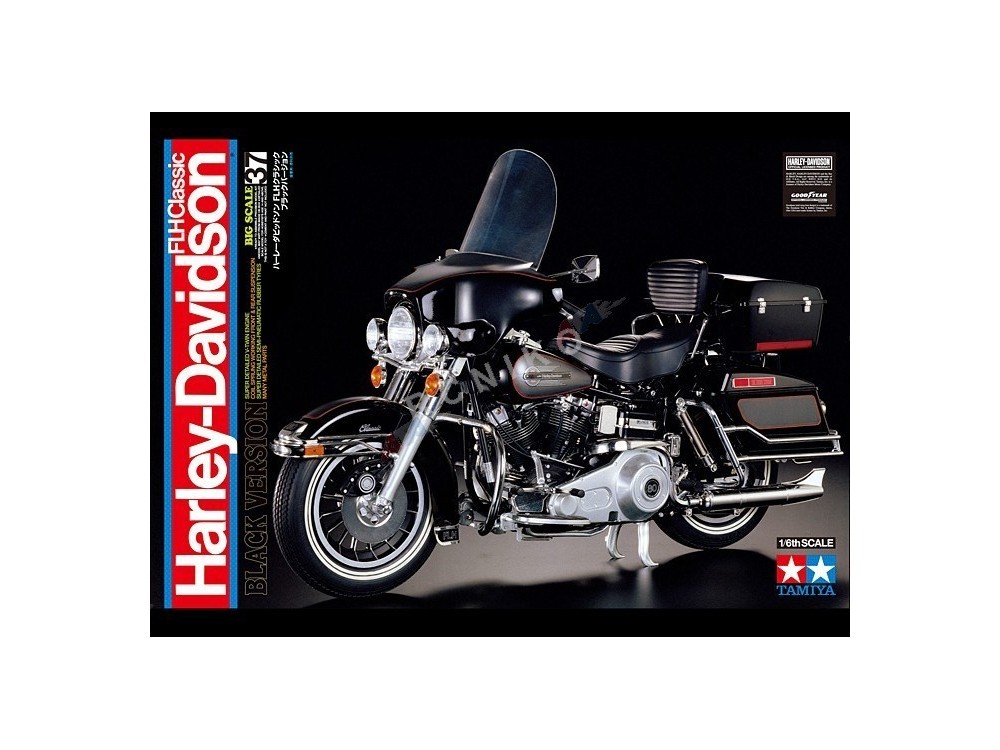 Maquette Moto Harley-Davidson 1/6 Par Tamiya - Grappe P - Kit De Construction Neuf