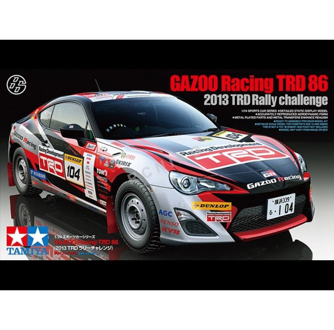 Tamiya 24337 1/24 GAZOO Racing TRD 86 2013 TRD Rally Challenge - foto 1