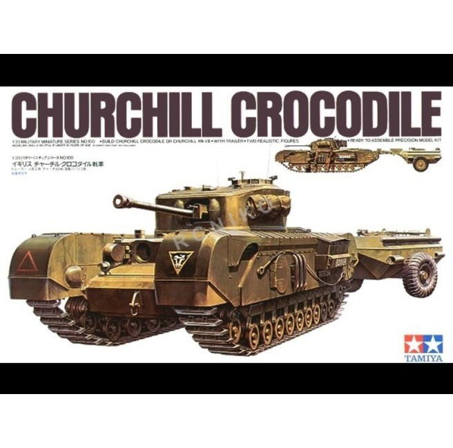 Tamiya 35100 1/35 British Churchill Crocodile - foto 1