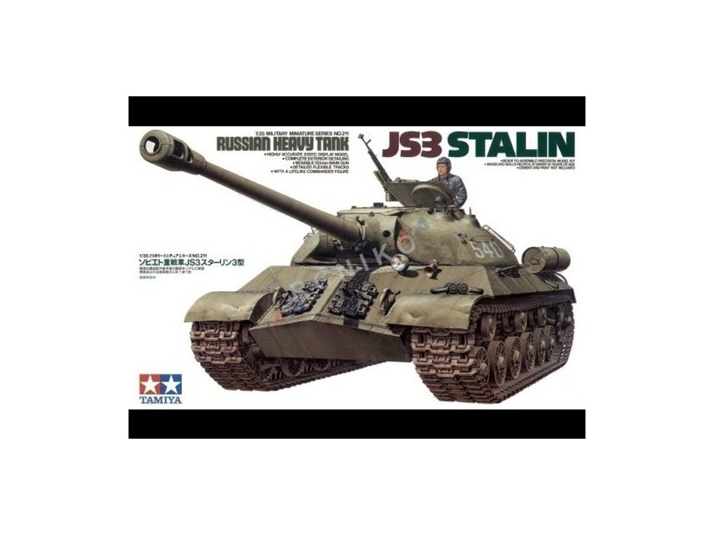 タミヤ 1 35ミリタリーミニチュアシリーズ ソビエト重戦車JS3 完成品