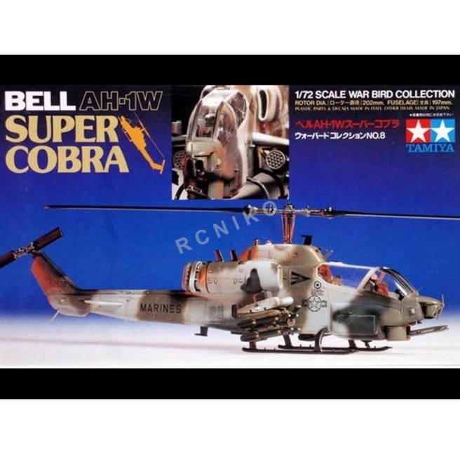 Tamiya 60708 1/72 Helikopter AH-1W Super Cobra - foto 1