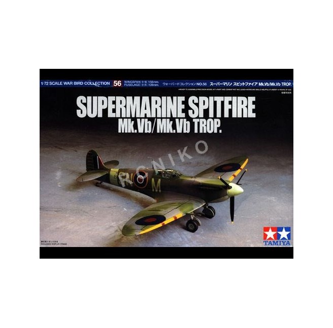 Tamiya 60756 1/72 Supermarine Spitfire Mk.Vb/Mk.Vb TROP - foto 1
