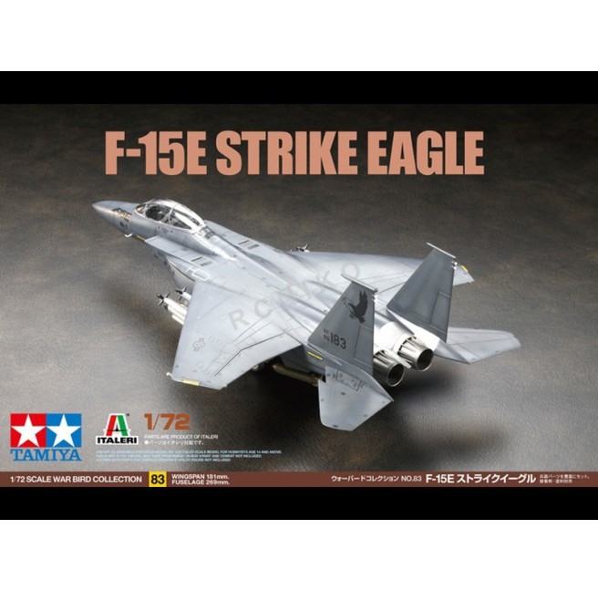 Tamiya 60783 1/72 F-15E Strike Eagle - foto 1