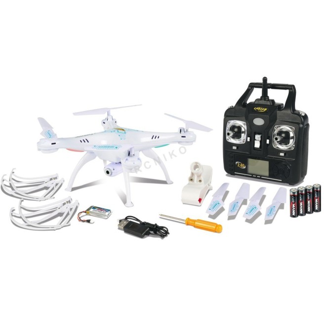 Drohne X4 360 FPV-WiFi 2,4 GHz mit Kamera 100% RTF Carson 500507101