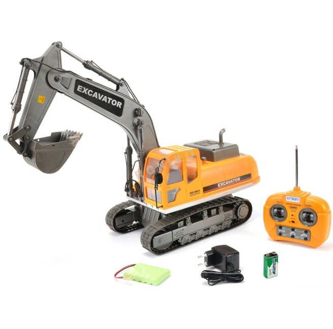 Remote Control Caterpillar Excavator 1:12 Scale, Fully Assembled, 27MHz 100% RTR by Carson