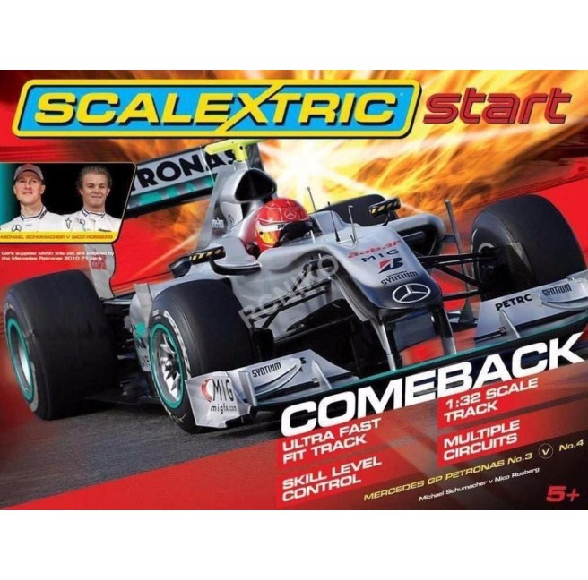 Scalextric - tor wyścigowy slot 1:32 F1 Comeback Start C1268