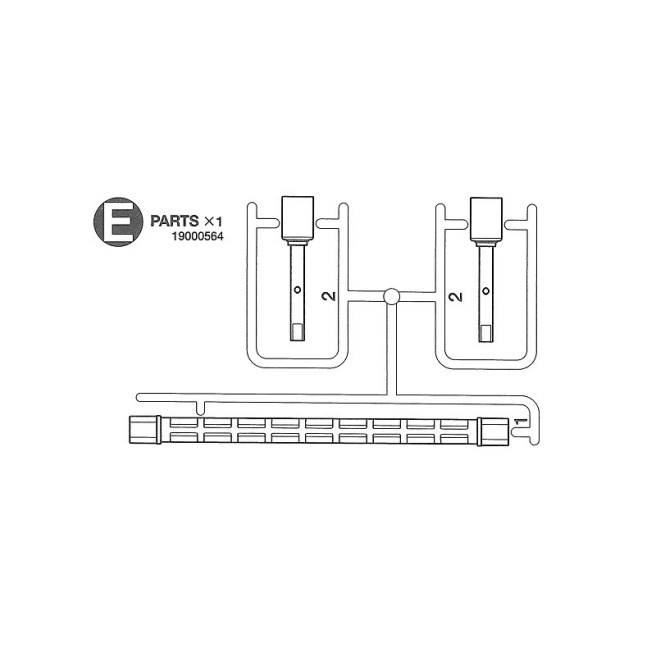 Tamiya 19000564 TT-02B Części E - foto 1