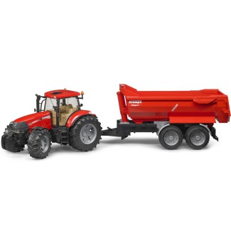 Bruder 03099 Traktor Case IH PUMA CVX 230 z przyczepą Krampe
