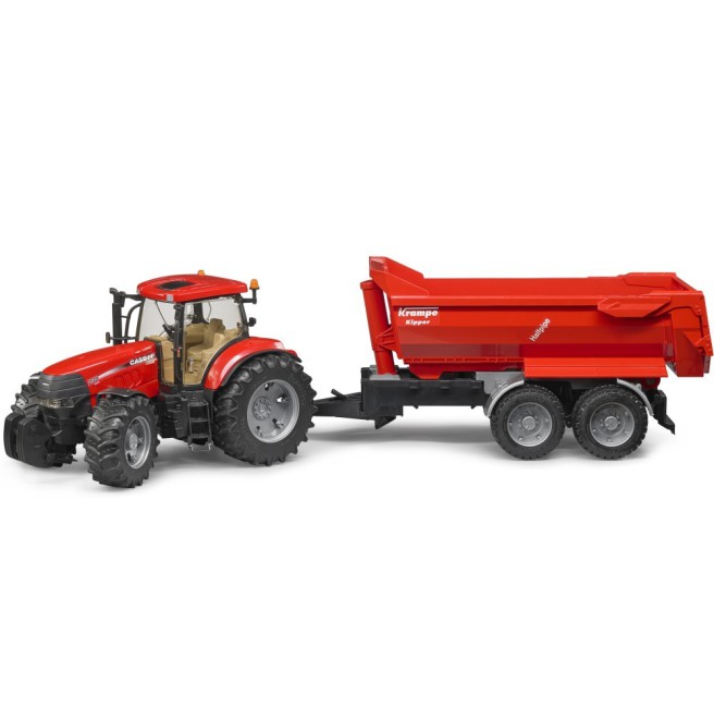 Bruder 03099 Traktor Case IH PUMA CVX 230 z przyczepą Krampe