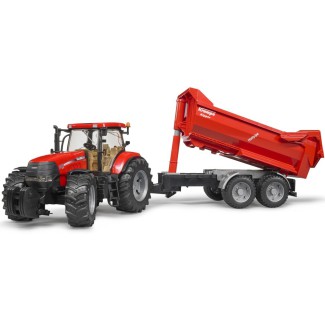 Bruder 03099 Traktor Case IH PUMA CVX 230 z przyczepą Krampe