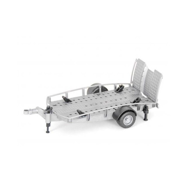 Single Axle Trailer with Ramps for Bruder Toys