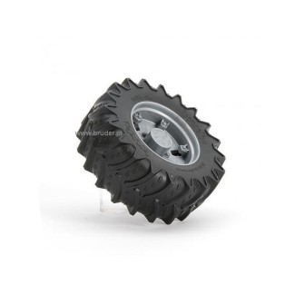 Bruder 46066 Koło JCB Fastrac 98/38-54 (lewe) srebrne