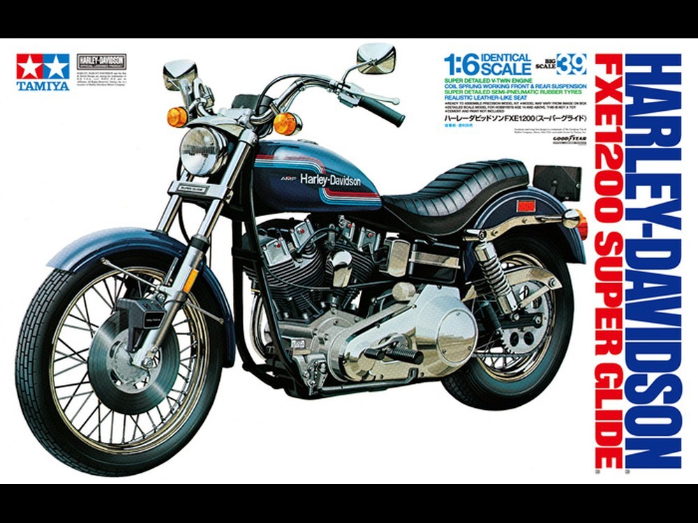 タミヤ 1/6 ハーレーダビッドソン FXE1200 (スーパーグライド) Harley ...