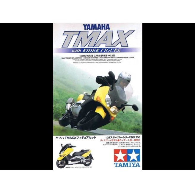 Tamiya 24256 1/24 Yamaha TMAX with Rider Figure - foto 1