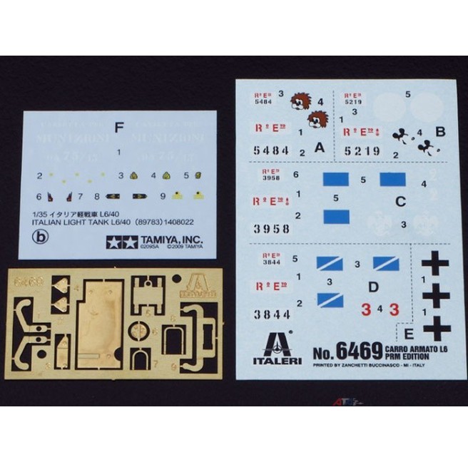 Tamiya 89783 1/35 Italian Light Tank L6/40 - foto 7