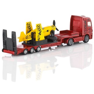MB Actros z naczepą i samolotem 1/87