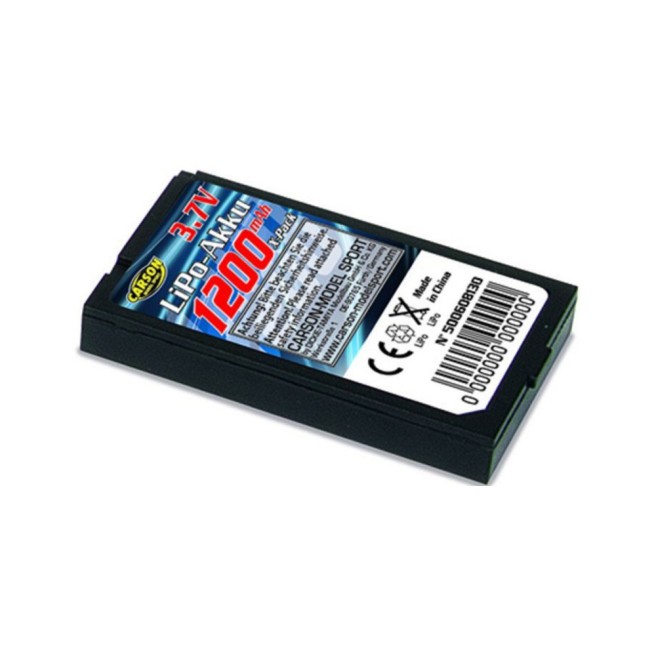 LiPo Battery 3.7V/1200mAh 1S - Carson 500608130