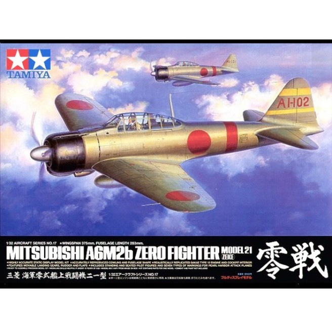 Tamiya 60317 1/32 Mitsubishi A6M2b Zero Fighter Model 21 Zeke - foto 1