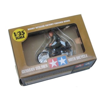 Tamiya 26016 1/35 German Soldier w/Bicycle A Finished - foto 2