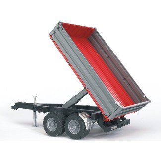 Bruder 02019 Przyczepa wywrotka srebrna