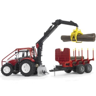 Bruder 03093 Traktor Steyr CVT 6230 leśny + 4 pnie