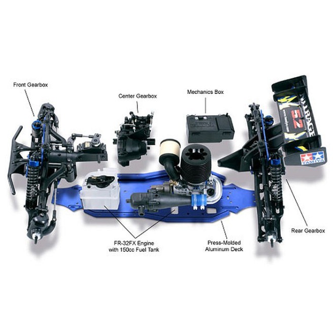 TAMIYA　TNX5.2R 43530 • Tamiya TNX 5.2R • TGM-04 • (Radio Controlled Model