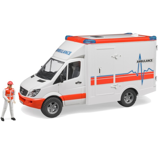 Bruder 02536 Ambulans MB Sprinter z figurką ratownika