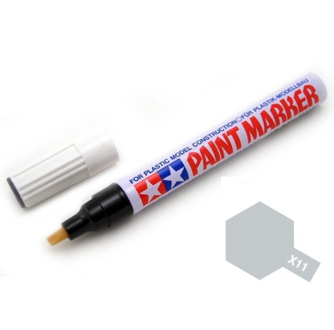 Tamiya 89011 X-11 Chrome Silver marker - foto 1