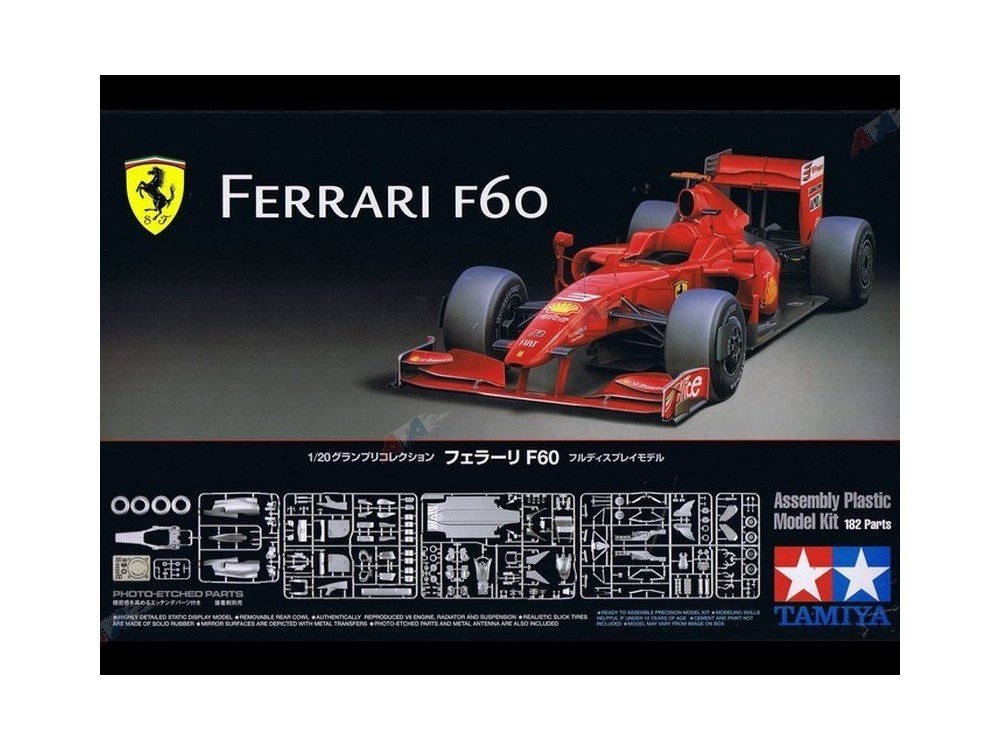 1/20 Ferrari F60 + elementy fototrawione Tamiya 20059