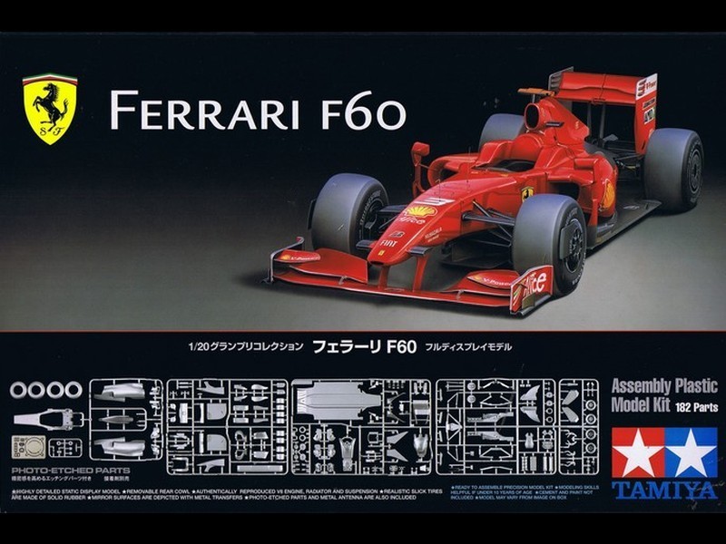 1/20 Ferrari F60 + elementy fototrawione Tamiya 20059