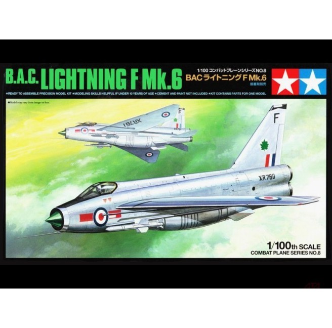 Tamiya 61608 1/100 BAC Lightning F.Mk.6 - foto 1