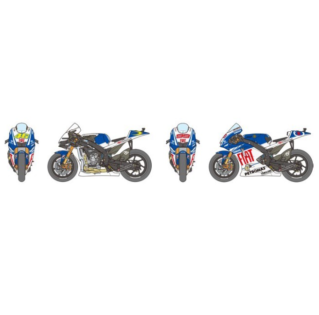 1/12 Scale Yamaha YZR-M1 09 Model Kit by Tamiya