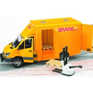 Bruder 02534 MB Sprinter DHL z podnośnikiem