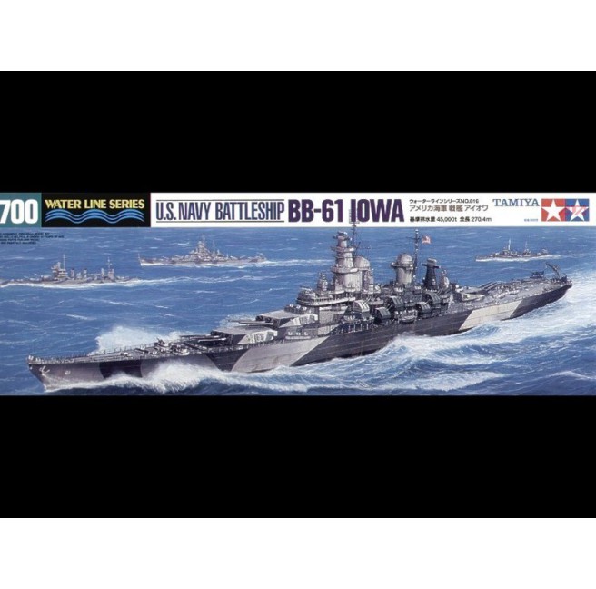 Tamiya 31616 1/700 US Navy Battleship Iowa - foto 1
