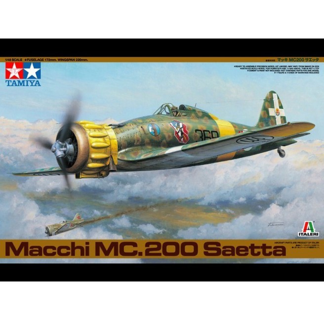 Tamiya 37007 1/48 Macchi MC.200 Saetta - foto 1