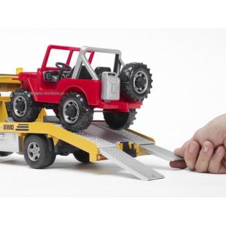 Bruder 02535 MB Sprinter pomoc drogowa + Jeep i sygnalizacja