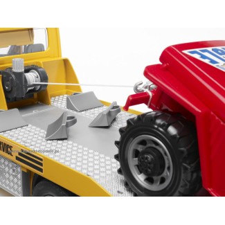 Bruder 02535 MB Sprinter pomoc drogowa + Jeep i sygnalizacja