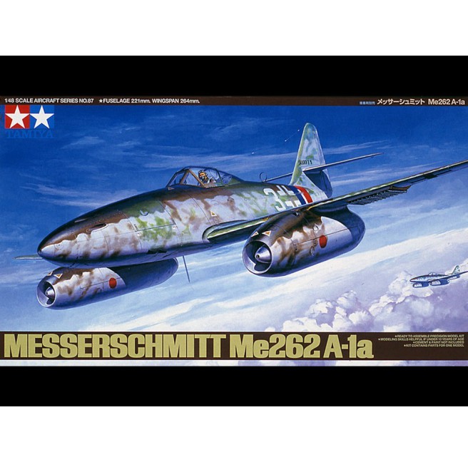 Tamiya 61087 1/48 Messerschmitt Me 262 A-1a Schwalbe - foto 1
