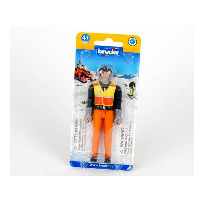 Snowmobile Scooter Driver Figure