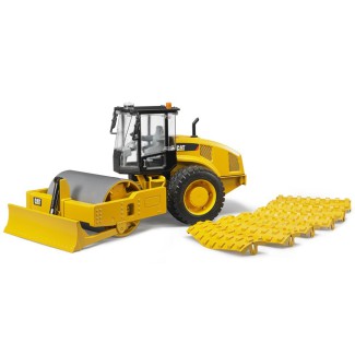 Bruder 02450 Walec wibracyjny CAT z równiarką