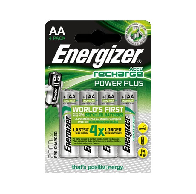 Akumulatory 1,2V/2000mAh NiMH 4szt. Energizer