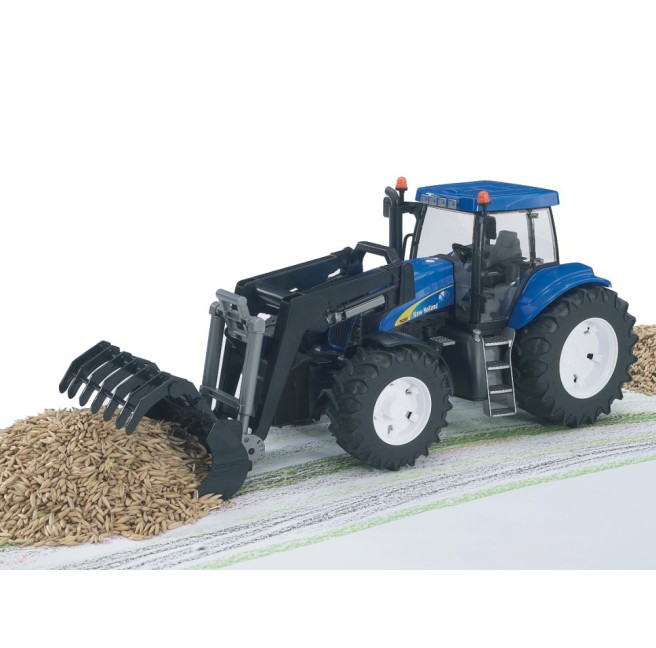 Bruder 03021 Traktor New Holland TG285 z ładowaczem