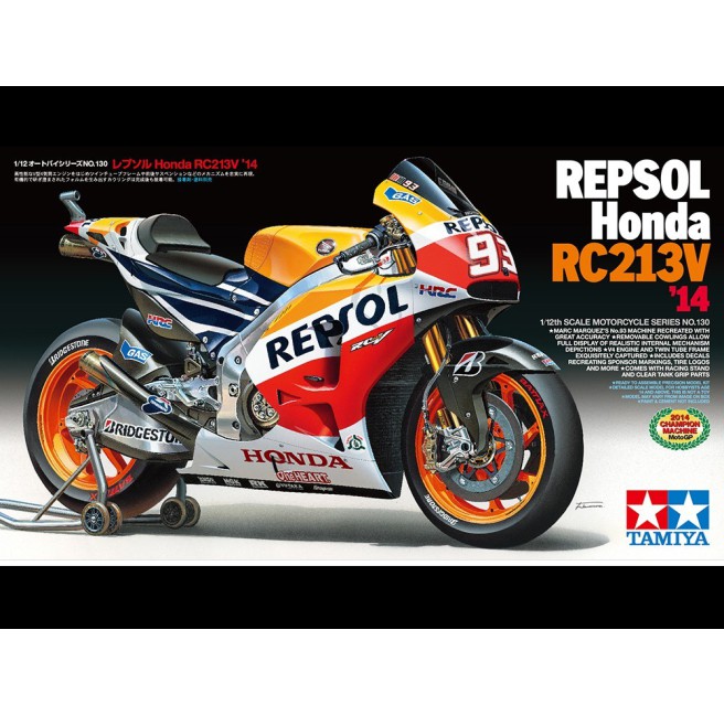 Tamiya 14130 1/12 Repsol Honda RC213V '14 - foto 1