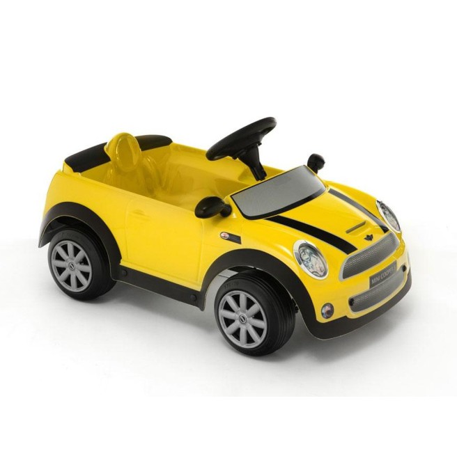 Mini Cooper Cabrio 6V Electric Car Yellow
