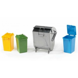Bruder 02607 Zestaw pojemników na śmieci