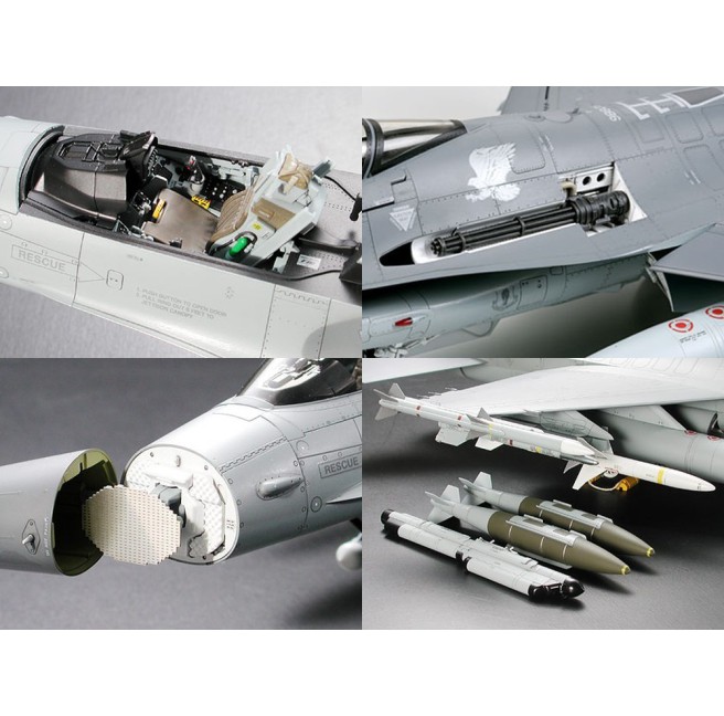 Tamiya 60315 1/32 Lockheed Martin F-16CJ Blk 50 (Fighting Falcon) - foto 4 Tamiya 60315 1/32 Lockheed Martin F-16CJ Blk 50 (Fighting Falcon) - foto 4