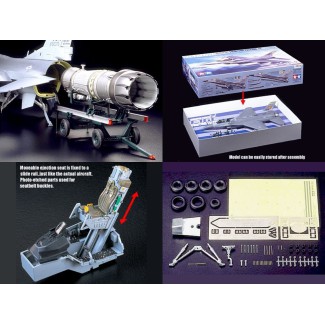 Tamiya 60315 1/32 Lockheed Martin F-16CJ Blk 50 (Fighting Falcon) - foto 5 Tamiya 60315 1/32 Lockheed Martin F-16CJ Blk 50 (Fighting Falcon) - foto 5