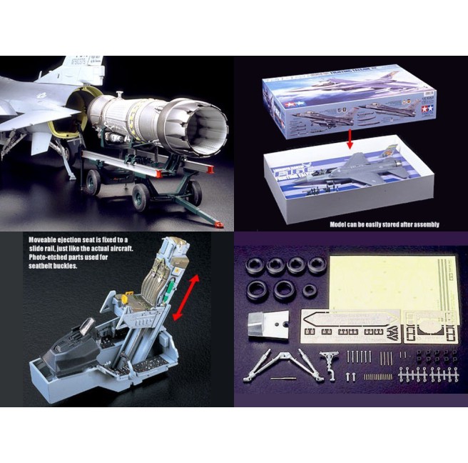 Tamiya 60315 1/32 Lockheed Martin F-16CJ Blk 50 (Fighting Falcon) - foto 5 Tamiya 60315 1/32 Lockheed Martin F-16CJ Blk 50 (Fighting Falcon) - foto 5
